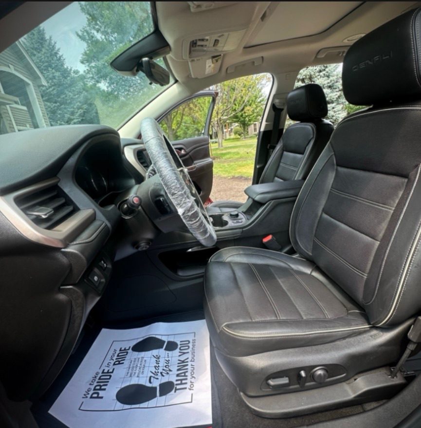 GMC Denali front seat detailed with floor protection